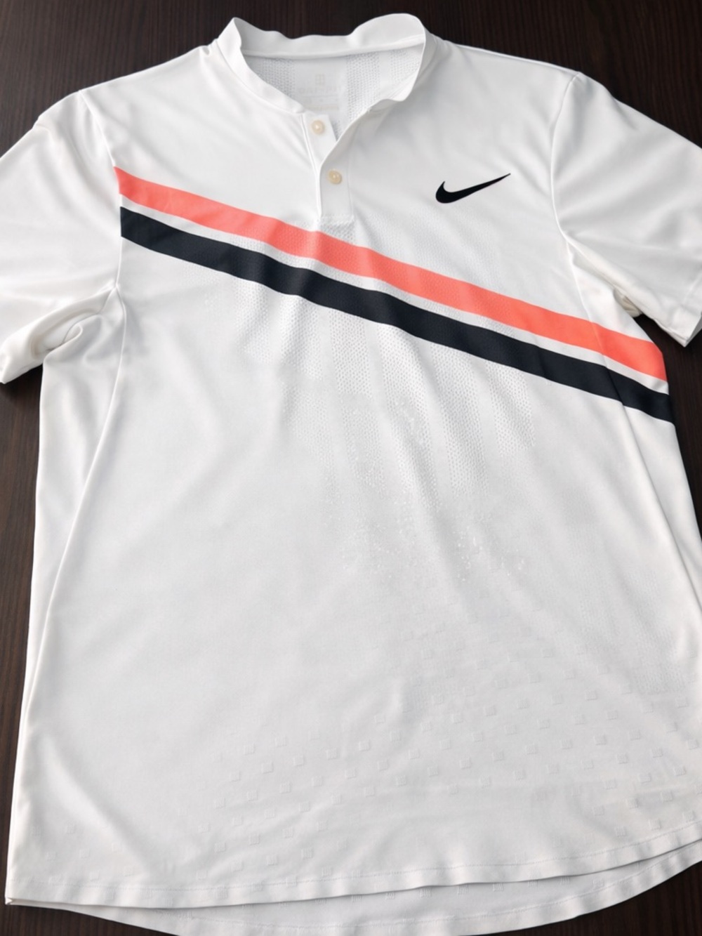 Nike Court Roger Federer RF 2018 Australian Open Advantage Henley Shirt Men’s M.